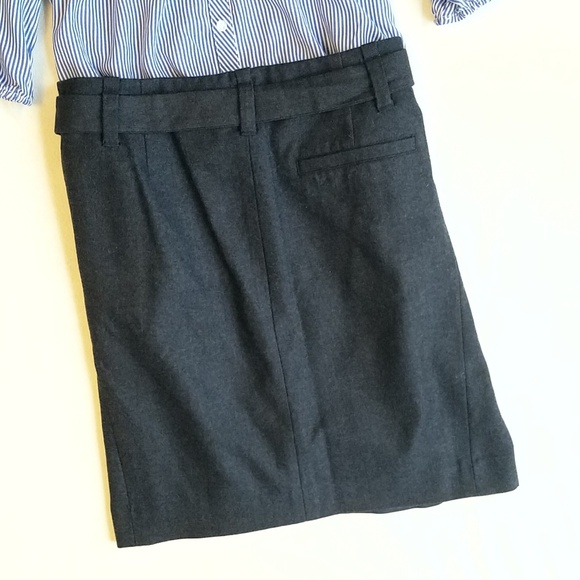 Banana Republic Gray Wool Shirt with Pockets - Picture 2 of 6